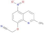 Acetonitrile, [(2-methyl-5-nitro-8-quinolinyl)oxy]-