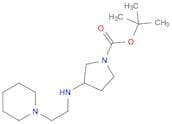 1-Pyrrolidinecarboxylicacid, 3-[[2-(1-piperidinyl)ethyl]amino]-, 1,1-dimethylethyl ester
