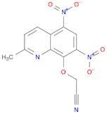 Acetonitrile, [(2-methyl-5,7-dinitro-8-quinolinyl)oxy]-