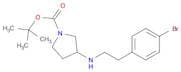1-Pyrrolidinecarboxylicacid, 3-[[2-(4-bromophenyl)ethyl]amino]-, 1,1-dimethylethyl ester