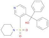 Piperidine, 1-[[4-(hydroxydiphenylmethyl)-3-pyridinyl]sulfonyl]-