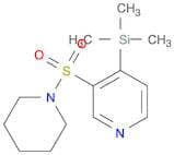 Piperidine, 1-[[4-(trimethylsilyl)-3-pyridinyl]sulfonyl]-