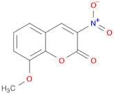 2H-1-Benzopyran-2-one, 8-methoxy-3-nitro-