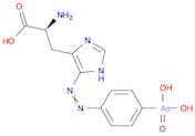 L-Histidine, 5-[(4-arsonophenyl)azo]-