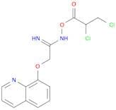 Ethanimidamide, N-(2,3-dichloro-1-oxopropoxy)-2-(8-quinolinyloxy)-