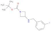 1-Azetidinecarboxylicacid, 3-[[(3-fluorophenyl)methyl]amino]-, 1,1-dimethylethyl ester