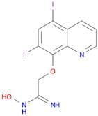Ethanimidamide, 2-[(5,7-diiodo-8-quinolinyl)oxy]-N-hydroxy-