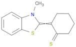 Cyclohexanethione, 2-(3-methyl-2(3H)-benzothiazolylidene)-