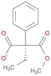Propanedioic acid, ethylphenyl-, monomethyl ester, (R)-