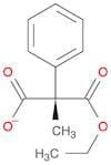 Propanedioic acid, methylphenyl-, monoethyl ester, (S)-