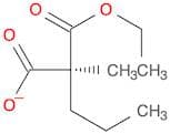 Propanedioic acid, methylpropyl-, monoethyl ester, (S)-