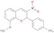 2H-1-Benzopyran, 8-methoxy-2-(4-methylphenyl)-3-nitro-