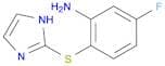 Benzenamine, 5-fluoro-2-(1H-imidazol-2-ylthio)-