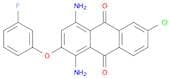 1,4-Diamino-6-chloro-2-(3-fluorophenoxy)anthracene-9,10-dione