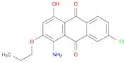 1-Amino-7-chloro-4-hydroxy-2-propoxyanthracene-9,10-dione