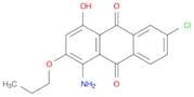 1-Amino-6-chloro-4-hydroxy-2-propoxyanthracene-9,10-dione