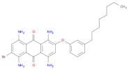 1,4,5,8-Tetraamino-2-bromo-6-(3-octylphenoxy)anthracene-9,10-dione