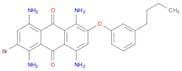 1,4,5,8-Tetraamino-2-bromo-6-(3-butylphenoxy)anthracene-9,10-dione