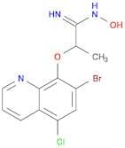 Propanimidamide, 2-[(7-bromo-5-chloro-8-quinolinyl)oxy]-N-hydroxy-