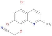 Acetonitrile, [(5,7-dibromo-2-methyl-8-quinolinyl)oxy]-