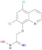 Ethanimidamide, 2-[(5,7-dichloro-8-quinolinyl)oxy]-N-hydroxy-