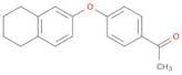 Ethanone,1-[4-[(5,6,7,8-tetrahydro-2-naphthalenyl)oxy]phenyl]-