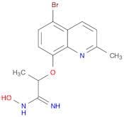 Propanimidamide, 2-[(5-bromo-2-methyl-8-quinolinyl)oxy]-N-hydroxy-
