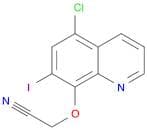 Acetonitrile, [(5-chloro-7-iodo-8-quinolinyl)oxy]-