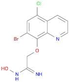 Ethanimidamide, 2-[(7-bromo-5-chloro-8-quinolinyl)oxy]-N-hydroxy-