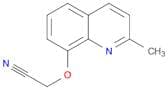 Acetonitrile, [(2-methyl-8-quinolinyl)oxy]-