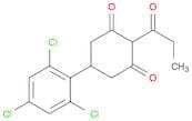 1,3-Cyclohexanedione, 2-(1-oxopropyl)-5-(2,4,6-trichlorophenyl)-