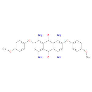 1,4,5,8-Tetraamino-2,7-bis(4-methoxyphenoxy)anthracene-9,10-dione