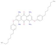 1,4,5,8-Tetraamino-2,7-bis(4-heptylphenoxy)anthracene-9,10-dione