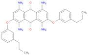 1,4,5,8-Tetraamino-2,7-bis(3-propylphenoxy)anthracene-9,10-dione