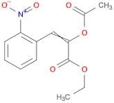 2-Propenoic acid, 2-(acetyloxy)-3-(2-nitrophenyl)-, ethyl ester