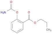 Benzoic acid, 2-[(aminocarbonyl)oxy]-, propyl ester