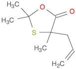 1,3-Oxathiolan-5-one, 2,2,4-trimethyl-4-(2-propenyl)-