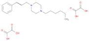 Piperazine, 1-hexyl-4-(3-phenyl-2-propenyl)-, ethanedioate (1:2)