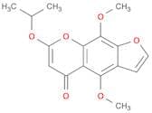 5H-Furo[3,2-g][1]benzopyran-5-one, 4,9-dimethoxy-7-(1-methylethoxy)-
