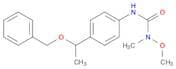 Urea, N-methoxy-N-methyl-N'-[4-[1-(phenylmethoxy)ethyl]phenyl]-