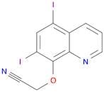 Acetonitrile, [(5,7-diiodo-8-quinolinyl)oxy]-