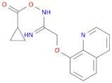 Ethanimidamide, N-[(cyclopropylcarbonyl)oxy]-2-(8-quinolinyloxy)-