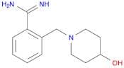 Benzenecarboximidamide,2-[(4-hydroxy-1-piperidinyl)methyl]-