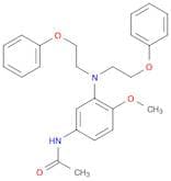 Acetamide, N-[3-[bis(2-phenoxyethyl)amino]-4-methoxyphenyl]-