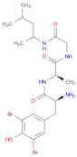 Glycinamide, 3,5-dibromo-L-tyrosyl-D-alanyl-N-(1,3-dimethylbutyl)-