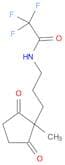 Acetamide, 2,2,2-trifluoro-N-[3-(1-methyl-2,5-dioxocyclopentyl)propyl]-