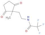 Acetamide, 2,2,2-trifluoro-N-[2-(1-methyl-2,5-dioxocyclopentyl)ethyl]-