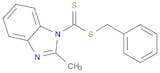 1H-Benzimidazole-1-carbodithioic acid, 2-methyl-, phenylmethyl ester