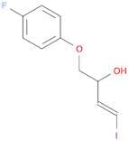3-Buten-2-ol, 1-(4-fluorophenoxy)-4-iodo-, (E)-