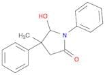 2-Pyrrolidinone, 5-hydroxy-4-methyl-1,4-diphenyl-